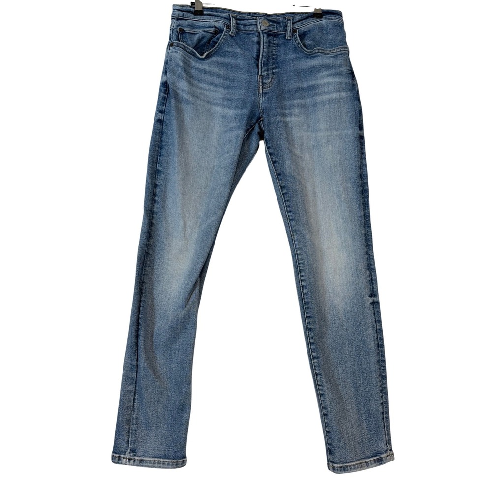 Lucky Brand Mens Slim Tapered Medium Wash Blue Denim Jeans W32 L30 Americana